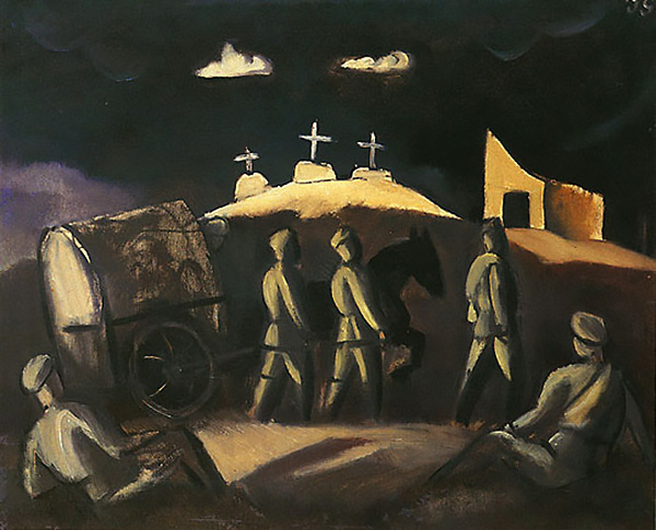 white crosses